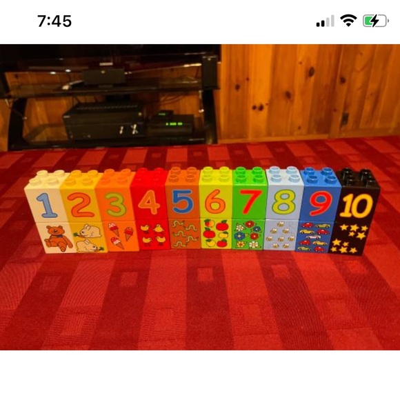 Lego Duplo (#5497) Play with Numbers Set - Picture 2 of 7